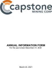 Capstone Copper Corp.