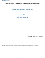 Cellular Biomedicine Group Inc