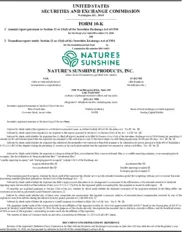 Natures Sunshine Products