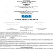 Peabody Energy Corp. Peabody Energy Corp.