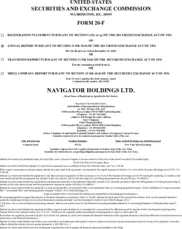 Navigator Holdings Navigator Holdings