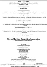 Navios Maritime Acquisition Corporation Navios Maritime Acquisition Corporation