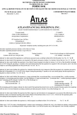 Atlas Financial Holdings Inc