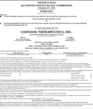Chinook Therapeutics, Inc. Chinook Therapeutics, Inc.