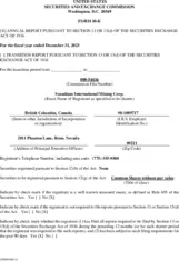 Scandium International Mining Corp.