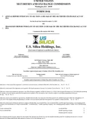 U.S. Silica Holdings, Inc.