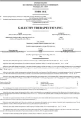 Galectin Therapeutics Inc.