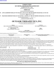 Outlook Therapeutics, Inc.
