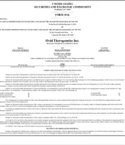 Ovid Therapeutics Inc.