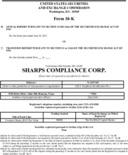 Sharps Compliance Corp.