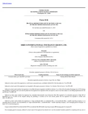 Sirius International Insurance Group, Ltd.