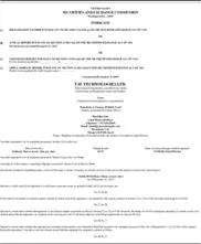 TAT Technologies Ltd.