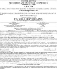 U.S. Well Services, Inc.