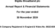 Bigblu Broadband Plc