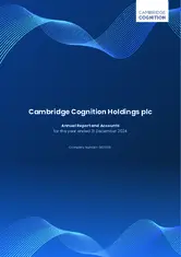 Cambridge Cognition Holdings Plc