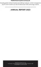Pebble Beach Systems Group plc