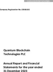 Quantum Blockchain Technologies
