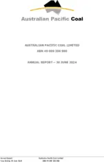 Australian Pacific Coal