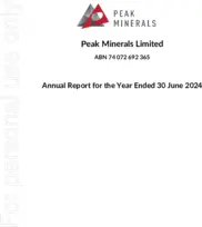 Peak Minerals Limited