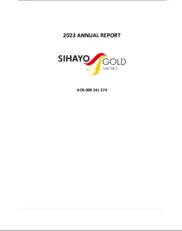 Sihayo Gold Limited