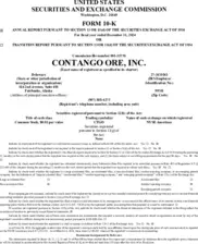 Contango ORE, Inc.