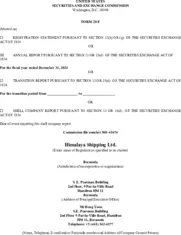 Himalaya Shipping Ltd