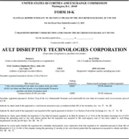 Ault Disruptive Technologies Corporation