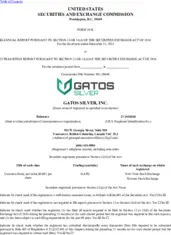 Gatos Silver, Inc.