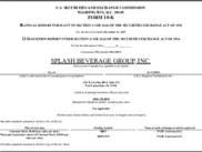 Splash Beverage Group, Inc.