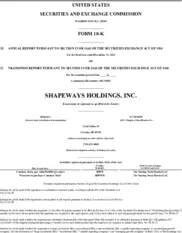 Shapeways Holdings, Inc.