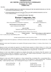 Rocket Companies, Inc.