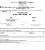 Repare Therapeutics Inc.