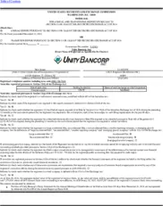 Unity Bancorp, Inc.