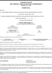 Prairie Operating Co.