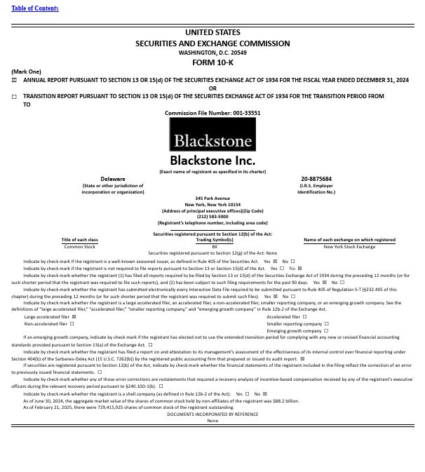 The Blackstone Group L.P.