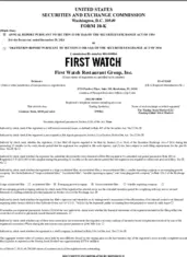 First Watch Restaurant Group, Inc.