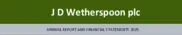 JD Wetherspoon plc JD Wetherspoon plc