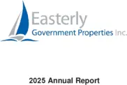 Easterly Government Properties Inc Easterly Government Properties Inc