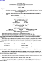 Red Rock Resorts, Inc.