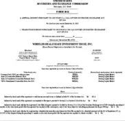 Wheeler Real Estate Investment Trust, Inc.