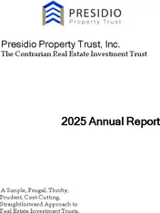 Presidio Property Trust, Inc.