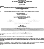 MacroGenics Inc