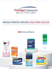 Prestige Consumer Healthcare Inc.