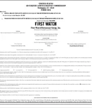 First Watch Restaurant Group, Inc.