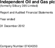 IOG PLC