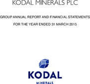 Kodal Minerals Plc