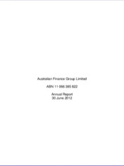 Australian Finance Group Limited