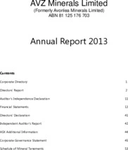 AVZ Minerals Limited