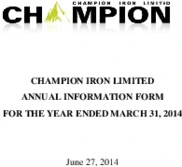 Champion Iron Limited