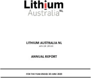 Lithium Australia NL